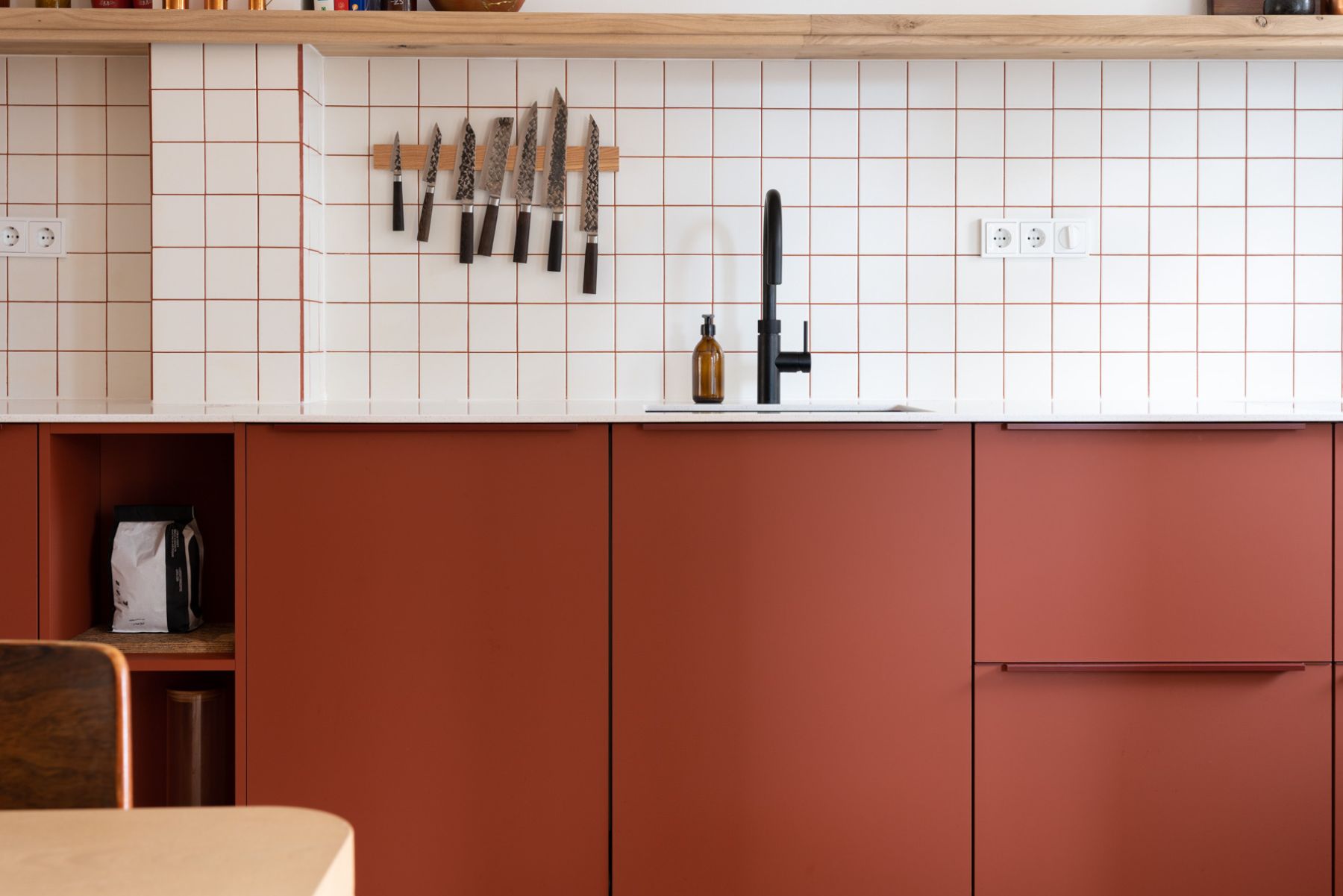 Houten keuken fronten en Farrow and Ball keukenfronten voor IKEA van BABOON 